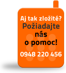 Zavolajte nám na číslo 0948 220 456 pomoc on-line